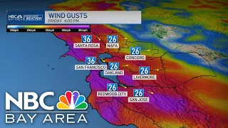 Bay Area forecast: Sea level rise and impacts into 2100 and how much wind Friday