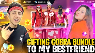 Gifting 10,000 Diamond & Cobra Bundle To My Cute Friend 😍 Noob To Pro Collection - Garena Free Fire