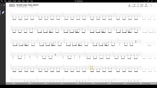 Smells Like Teen Spirit ( Nirvana ) ,Tablatura e base Senza Basso - Backing bass track - NO BASS