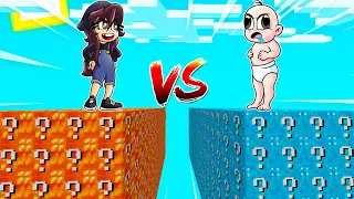 DESAFÍO DE LUCKY BLOCK DE LAVA vs AGUA 🔥🌊  BEBE NOOB Y BEBE NOOBSI EN MINECRAFT