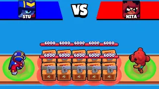 STU vs NITA I  1vs1 I 18 Test I Brawl Stars