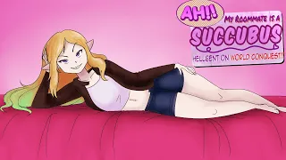 Ah!! My Roommate is a Succubus Hellbent on World Conquest!! - Succubus in her dorm room! [Part 1]