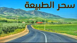 سحر الطبيعة على الطريق بين مدينة مكناس و سيدي قاسم Driving From Meknes To Sidi Kacem