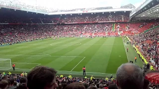 United's lap of honour from the stands: 21st May 2017 V palace