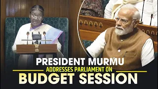 Live: President Murmu addresses the Parliament ahead of the Budget Session