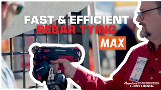 2023 Max RB441T TwinTier Rebar Tying Tool - Fast & Efficient Rebar Tying