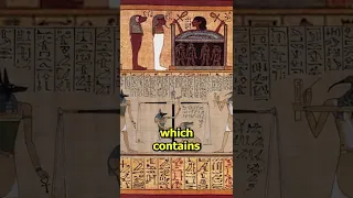 The Egyptian Book of the Dead Quick Facts #Shorts #minidocumentary