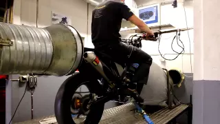 Husaberg FS 570 supermoto Dyno run @ Turbotec