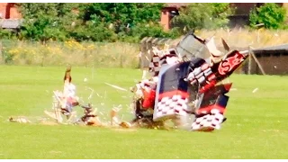 AMAZING RC PLANE CRASH - MASSIVE 68% PITTS CHALLENGER BIPLANE TOTALY DESTROYED ! - COSFORD - 2016