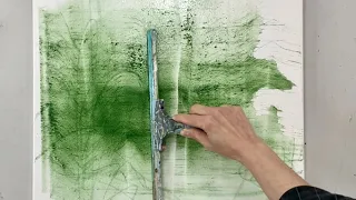 The easiest way. Painting DIY pigments - Abstract acrylic painting techniques - Intuitive