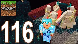 Minecraft: Pocket Edition - Gameplay Walkthrough Part 116 - Warden vs Iron Golems (iOS, Android)