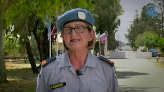 International Day of UN Peacekeepers : UNPOL Officer Mary Kennedy from Ireland