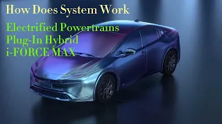 Toyota How does system work. Electrified Powertrains. Prime Plug-In Hybrid.  i-FORCE MAX