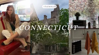 CONNECTICUT VLOG | travel, explore, food, road trip