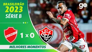 VILA NOVA 1 X 0 VITÓRIA | MELHORES MOMENTOS | 16ª RODADA BRASILEIRÃO SÉRIE B 2023 | ge.globo