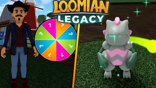 I Let A WHEEL Decide How I Hunt For 1 HOUR! | Loomian Legacy Roblox