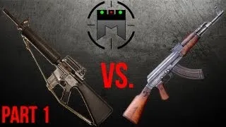AR vs. AK comparison with champion shooter, Jerry Miculek: Part 1