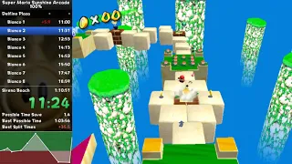 Super Mario Sunshine Arcade 100% in 1:07:37