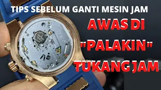 TIPS MURAH GANTI MESIN JAM TANGAN  & CARA BACA NOMER MESIN