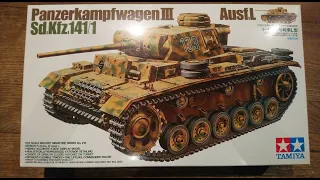 Tamiya Panzer III L 1 35th Scale In Box Review