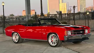 FOR SALE 1971 454LSX Convertible Chevelle Restomod. CALL 9168567931 or VICTORYLAPCLASSICS.NET