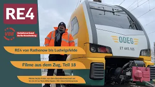 #018 | Führerstandsmitfahrt | LRW-BLF | Die letzte Fahrt auf dem RE4 von Rathenow nach Ludwigsfelde