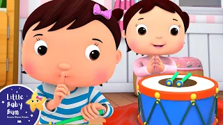 Baby Learns to Play the Drum! | Little Baby Bum - Brand New Nursery Rhymes for Kids