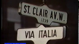 CBC Next Week On "Neighbourhoods" -  St.Clair West Featuring Valerie Elia - 1984