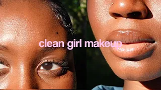 Clean Girl Makeup Tutorial For Black Girls *Detailed* Natural Makeup Look
