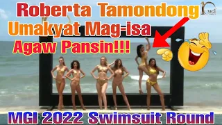 Agaw Pansin! Miss Grand Philippines Roberta Tamondong Umakyat Sa Frame! MGI 2022 Goldel Pool Party