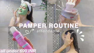 My affordable pamper routine *under Rs.699* !