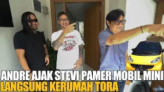 ANDRE DAN STEVI PAMER MOBIL KUNING LANGSUNG KE RUMAH TORA SUDIRO