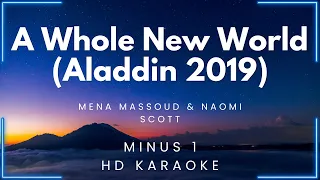 A Whole New World (Aladdin 2019) - Mena Massoud & Naomi Scott (HD Karaoke) | My Daily Videoke