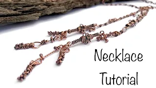 Jewelry Tutorial/ Lariat Necklace