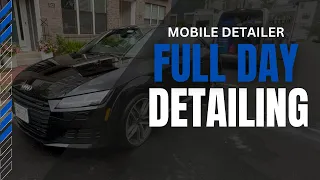 FULL DAY MOBILE DETAILING | MAKING $1,000 DAILY AS MOBILE DETAILER | FULL VLOG