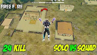 Solo vs Squad 24 Kill - Don't Call Me Hacker Gameplay - Garena Free Fire