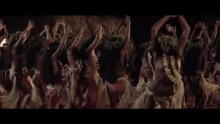 Dancing Tahitian Girls Enchant Disgruntled English Sailors in 18th Century Tahiti "The Bounty" 1984
