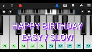 Happy birthday • to you - simpel (perfect piano tutorial) 🎶