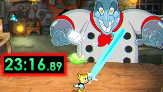 Speedrunning Cuphead + DLC With Cuphead Beam Mod