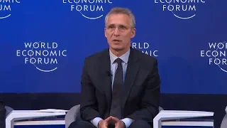 NATO Secretary General plenary session at the World Economic Forum, Davos, 24 JAN 2019