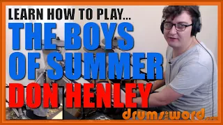 ★ The Boys Of Summer (Don Henley) ★ Drum Lesson PREVIEW | How To Play Song (Mike Campbell)