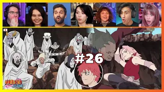 Naruto Shippuden Episode 26 | Puppet Fight: 10 vs. 100 | Reaction Mashup ナルト 疾風伝