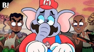 MARIO MEETS AFRICAN ELEPHANT HUNTERS