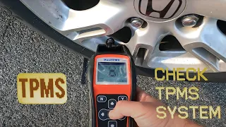 Programming TPMS sensor on a 2010 Honda Insight.