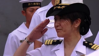 海上自衛隊 二代目女性艦長 せとゆき『瀬戸雪』入港　TV-3518 "Setoyuki"