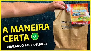 COMO EMBALAR SEU HAMBÚRGUER PARA DELIVERY | DICAS | Juarez S.