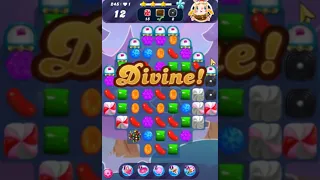 Candy Crush Saga Level 245 - Sugar Stars,  14 Moves Completed, No Boosters