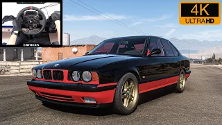 Bmw M5 - Forza Horizon 5 / Steering Wheel Logitech G923 Gameplay 4K