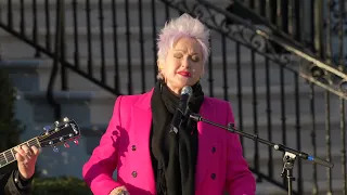 Cyndi Lauper Sings True Colors at the White House on December 13