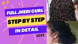 HOW TO DO A JHERI Curl Perm on 4C Hair | Step By Step